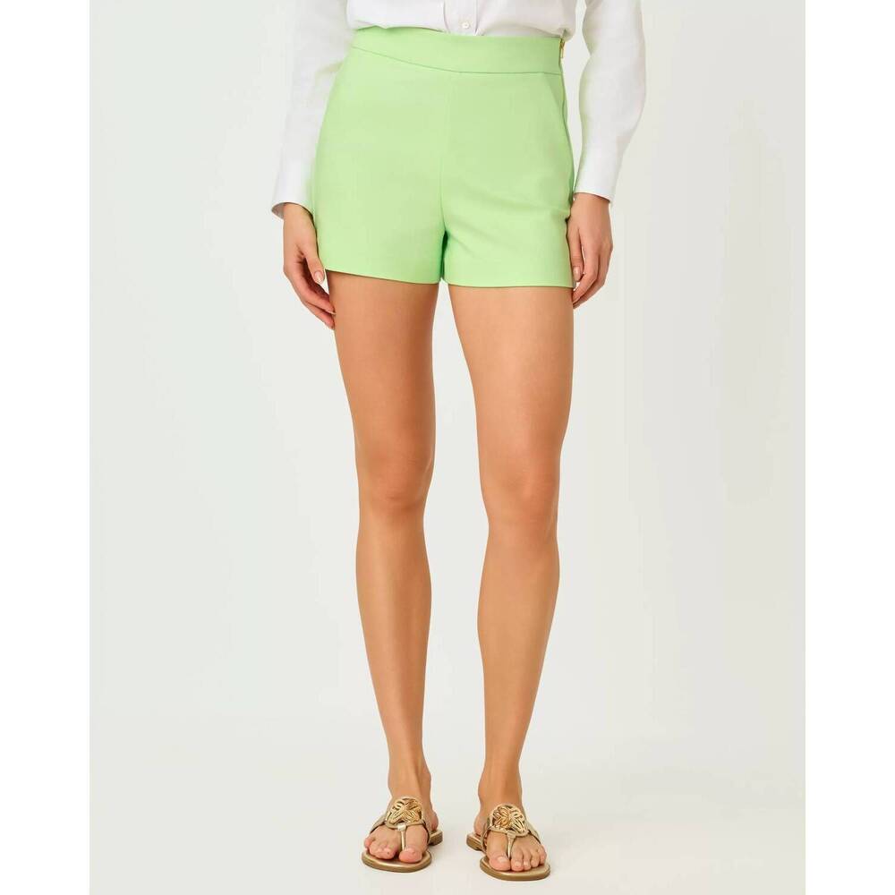 NEW LILLY PULITZER sarissa stretch short in pistachio macaron
